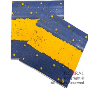 BOCA AZUL Y ORO SERVILLETAS PREMIUM x 20